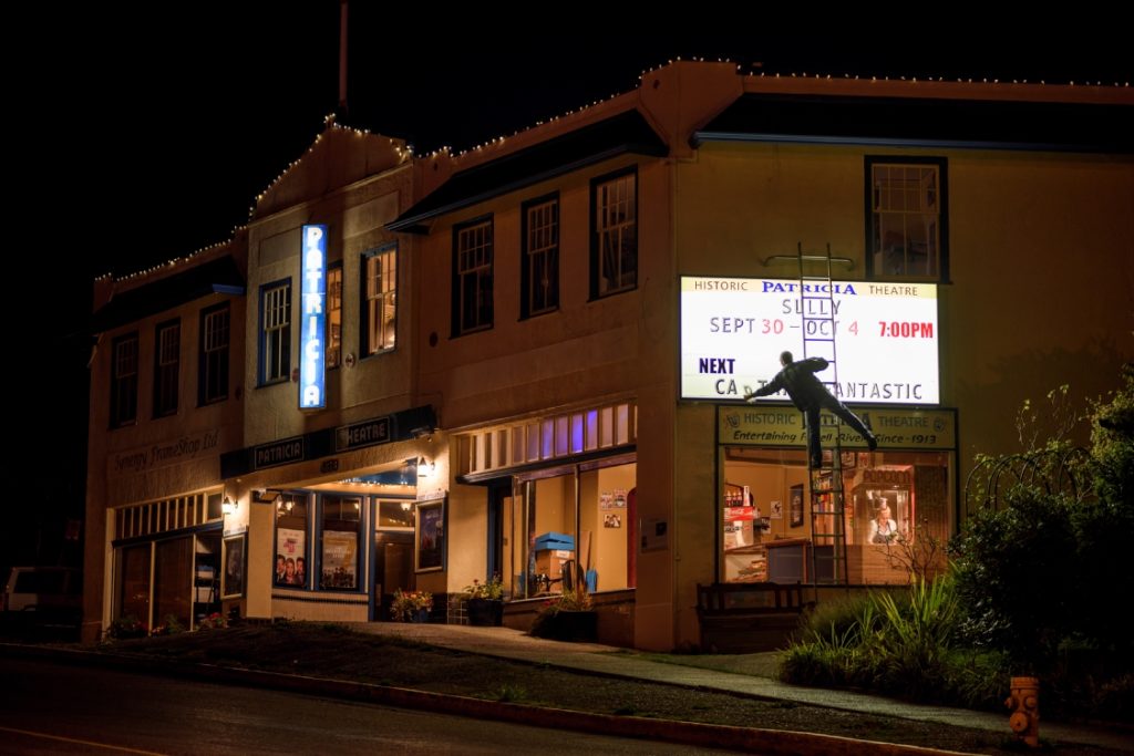 Patricia Theatre in Powell River's historic townsite, Sunshine Coast.