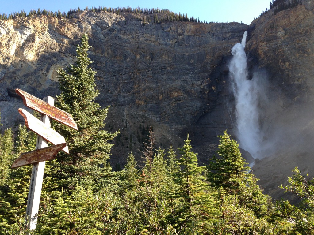Takakkaw Falls in Yoho National Park, British Columbia. 