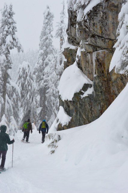 Snowshoeing at Grouse Mountain in North Vancouver. Photo: SYinc