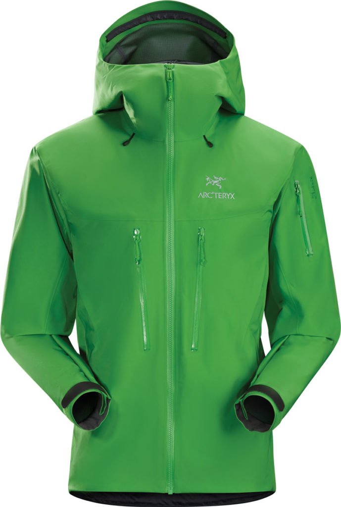 The Alpha SV jacket from Arc’teryx boasts micro-seam technology.