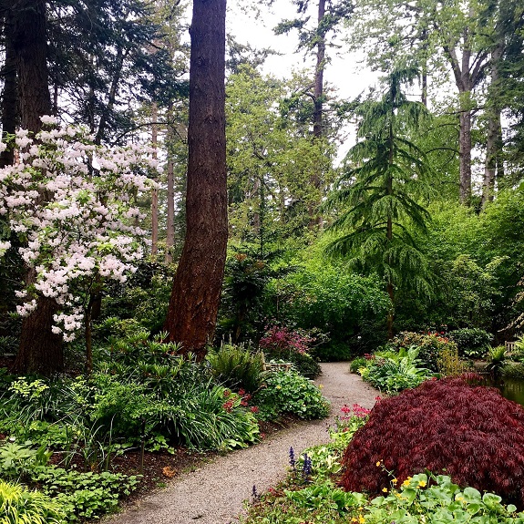 Finnerty Gardens at the University of Victoria. 