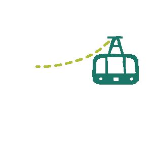 animated gondola icon