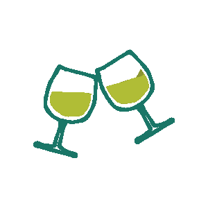 animated wine icon