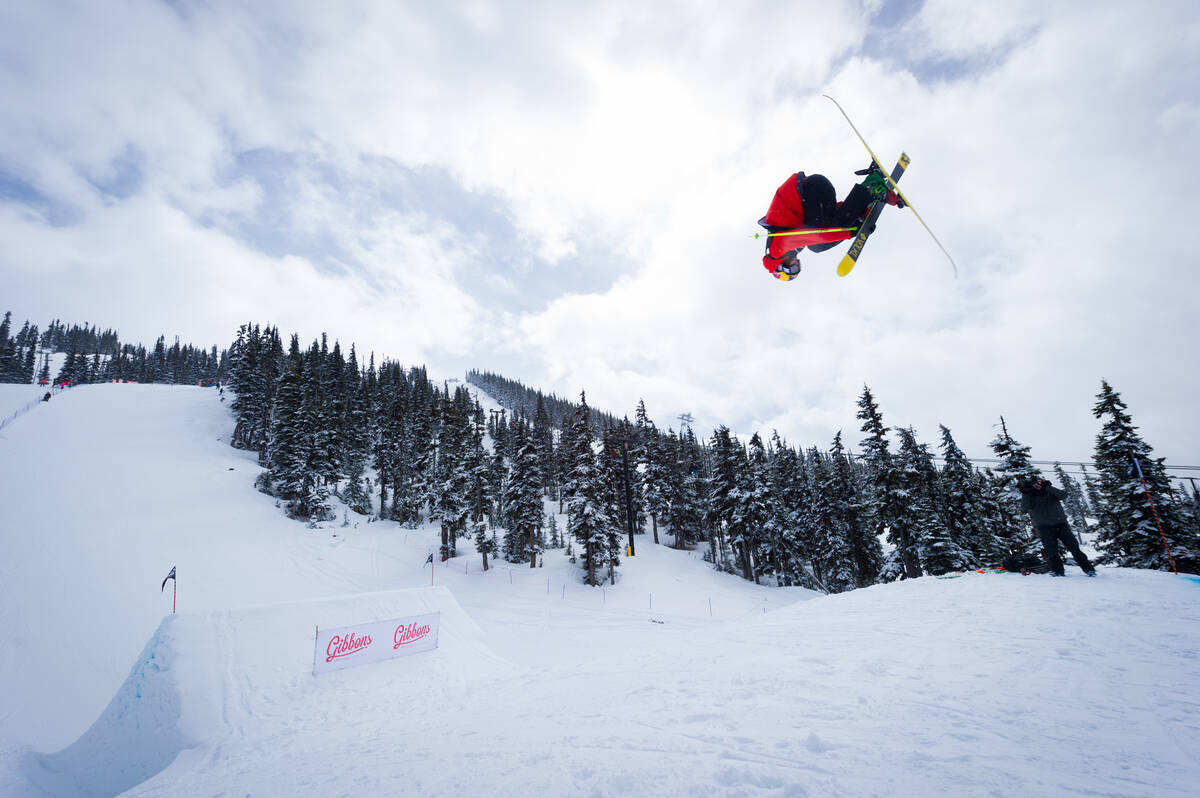 Skier in the air at the World Ski and Snowboard Festival | Tourism Whistler/Mike Crane