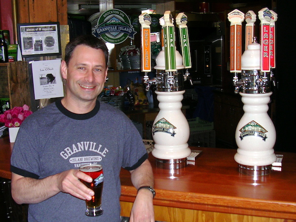 Granville Island Brewing's brewer, Vern Lambourne.