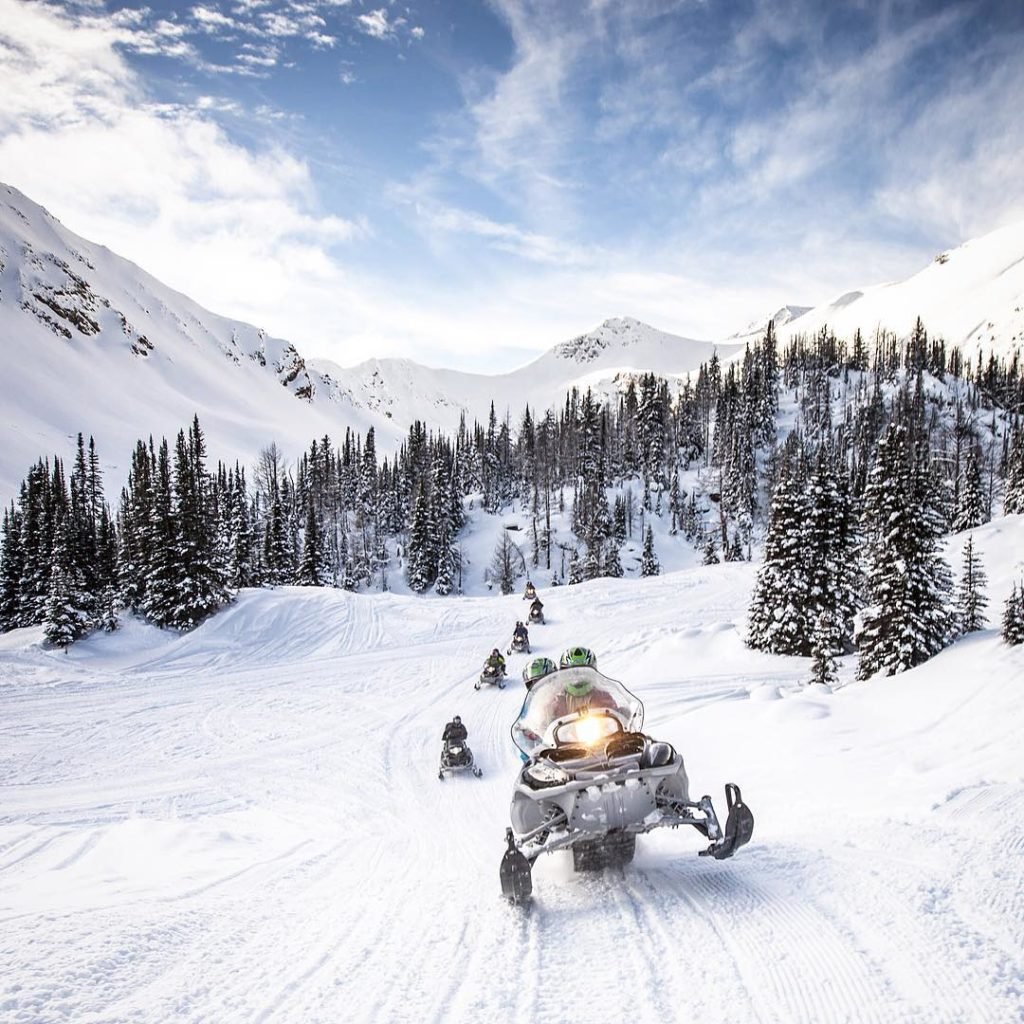 guided snowmobile tours bc