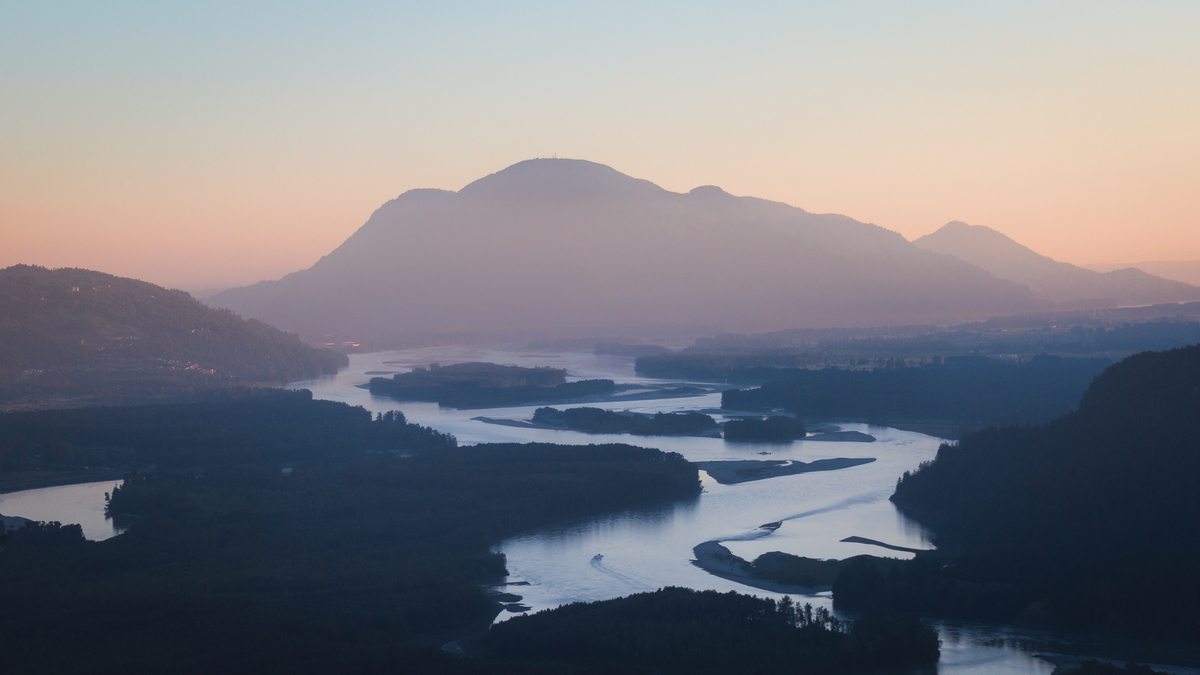 A landscape photo of the Fraser Valley
