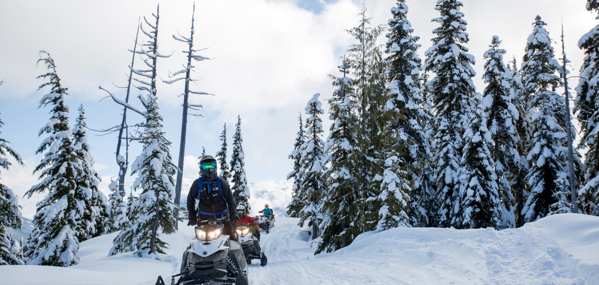 Snowmobiling in BC Canada