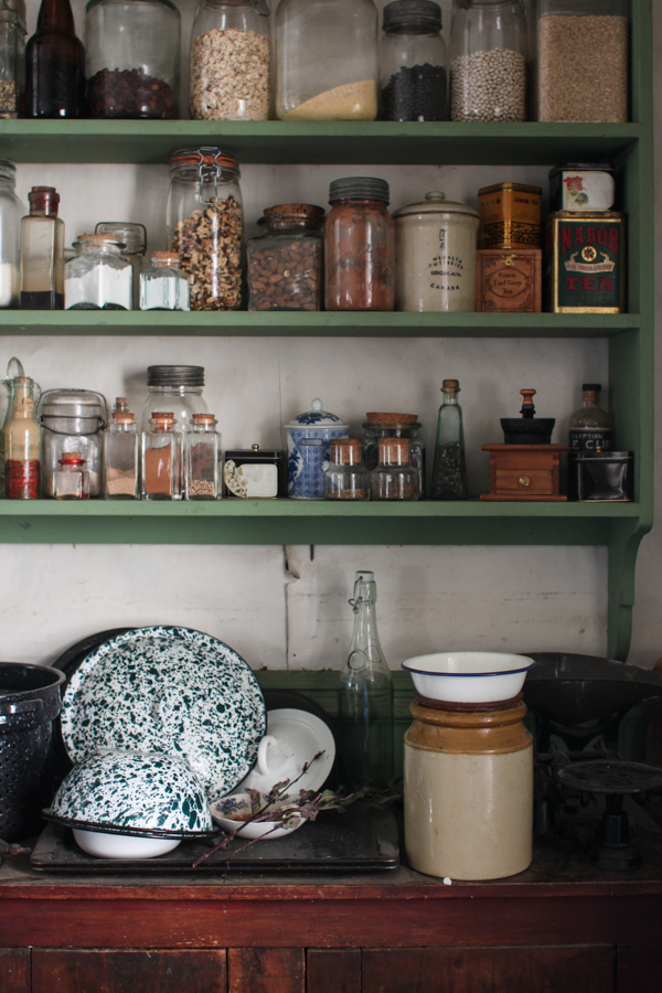 A well-stocked pantry 