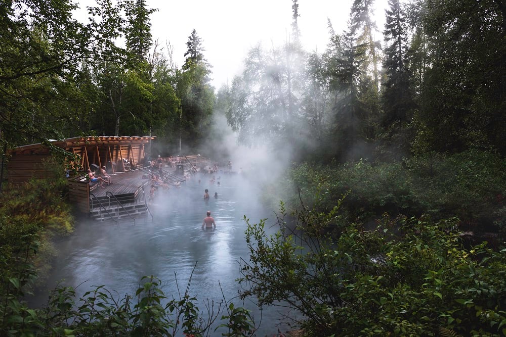 Liard River Hot Springs in Northern BC
