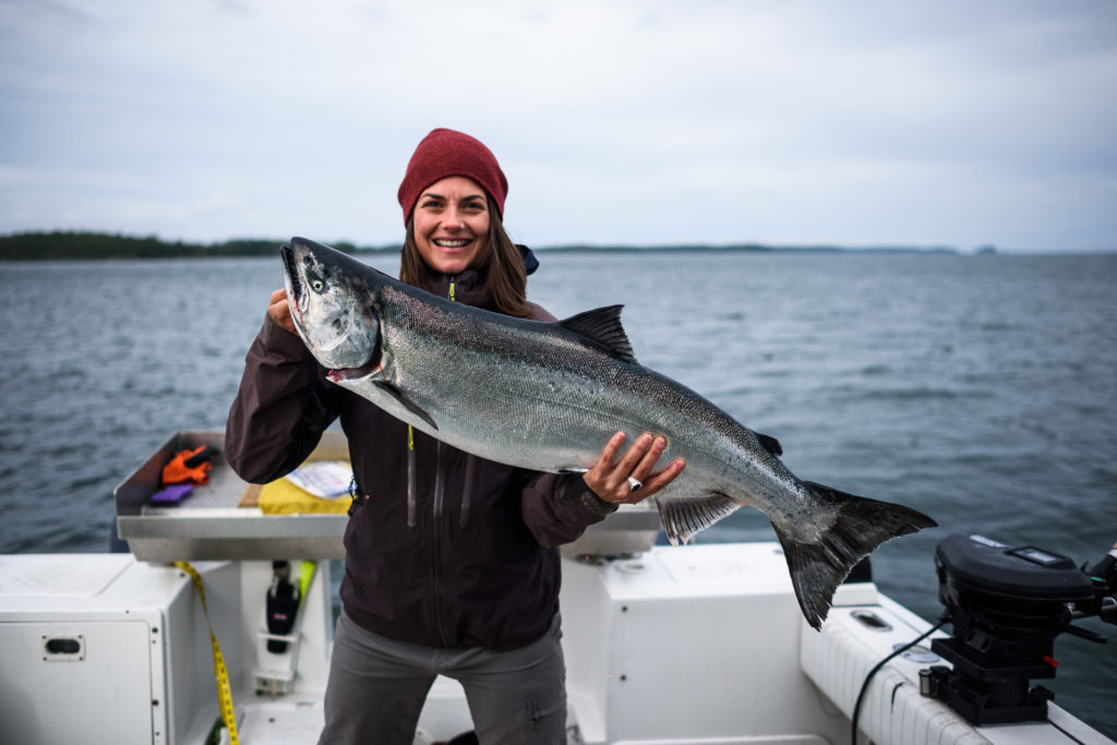 Salmon fishing in Prince Rupert, with Suncoast Charters. 