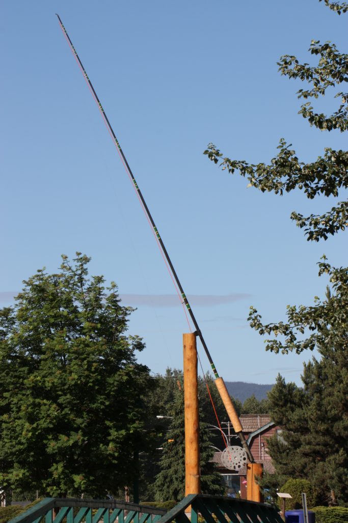 A 60-foot long fishing rod.