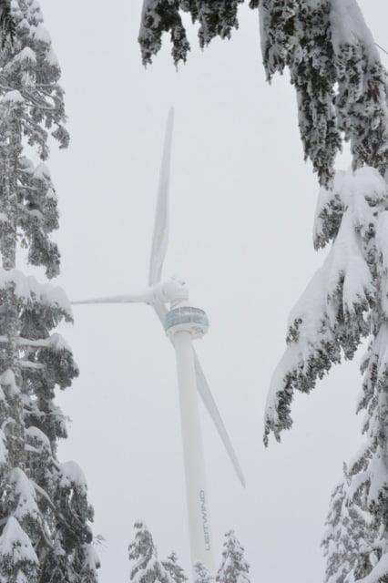 Eye of the Wind at Grouse Mountain in the winter. Photo: SYinc