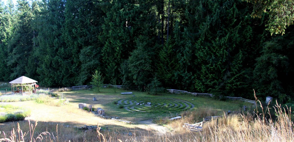 Labyrinth at Damali Lavender