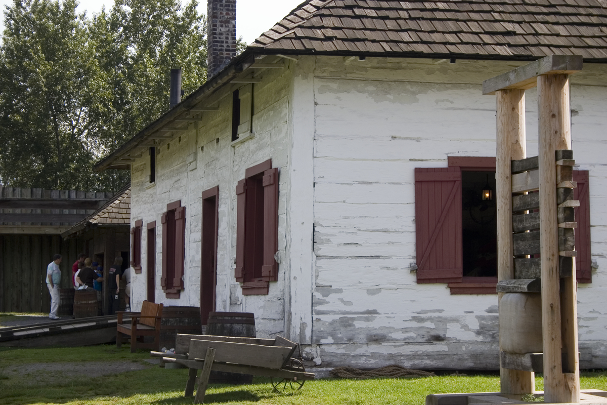 Heritage building at Fort Langley National Historic Site