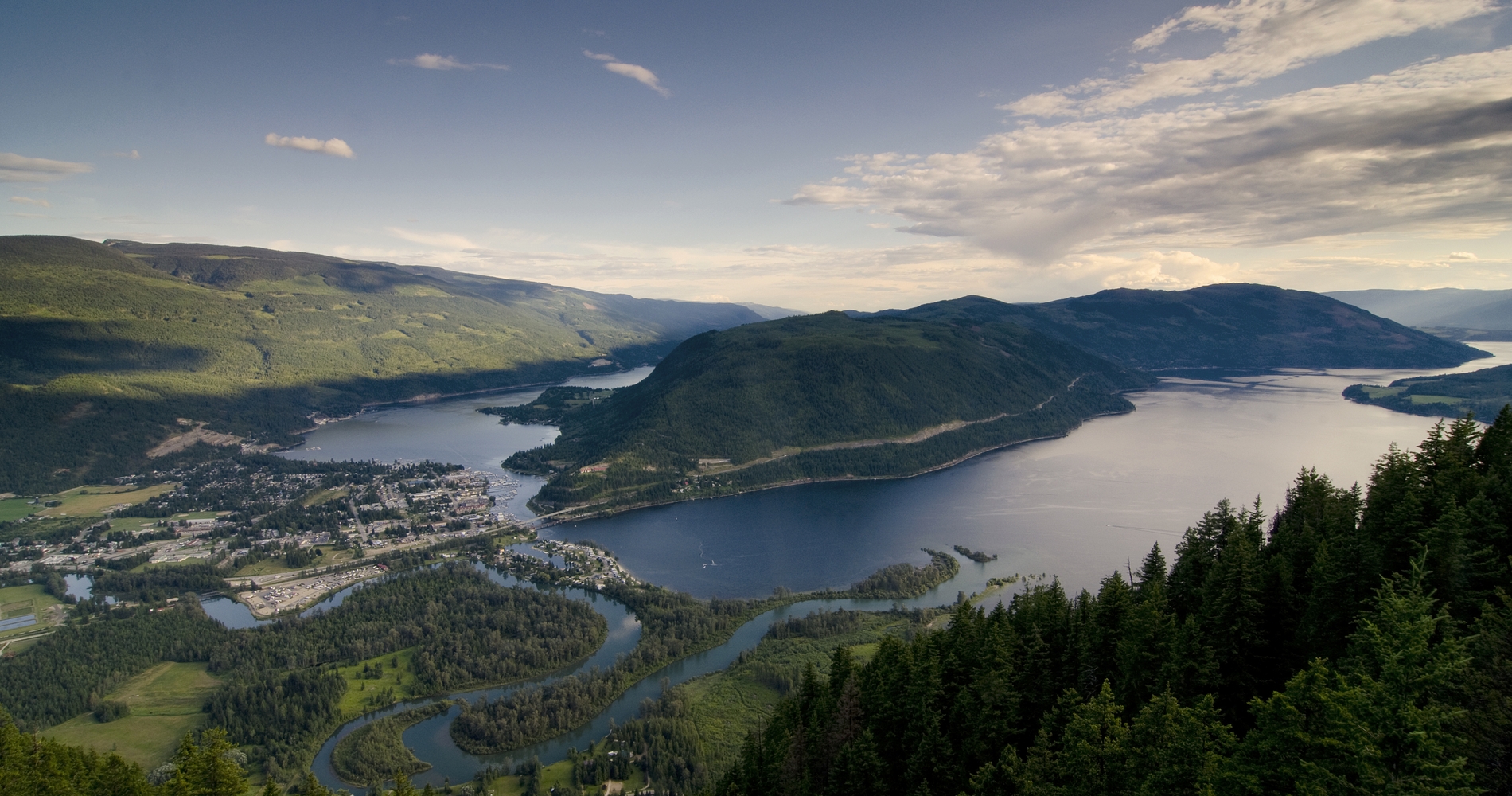 View from Sicamous Lookout|