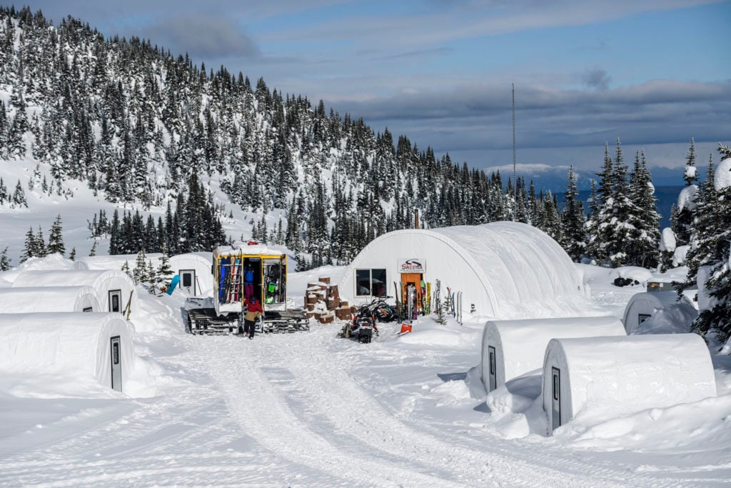 Canada's first backcountry cat-skiing base camp.