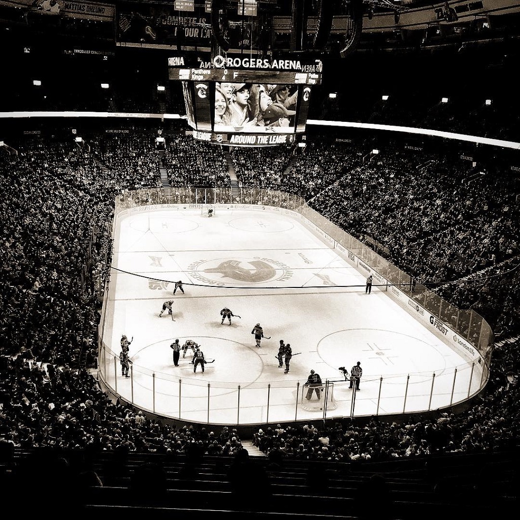 Rogers Arena in Vancouver