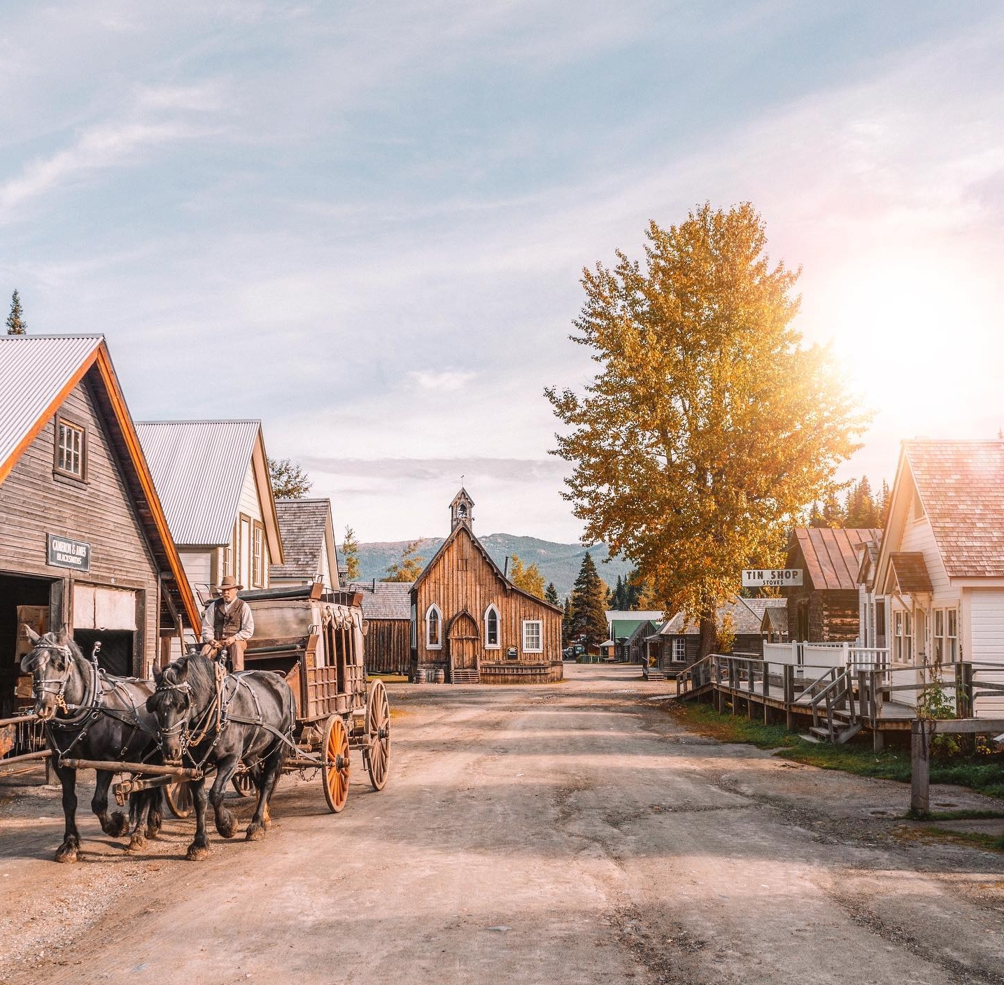 Barkerville in the fall | @tylermcave