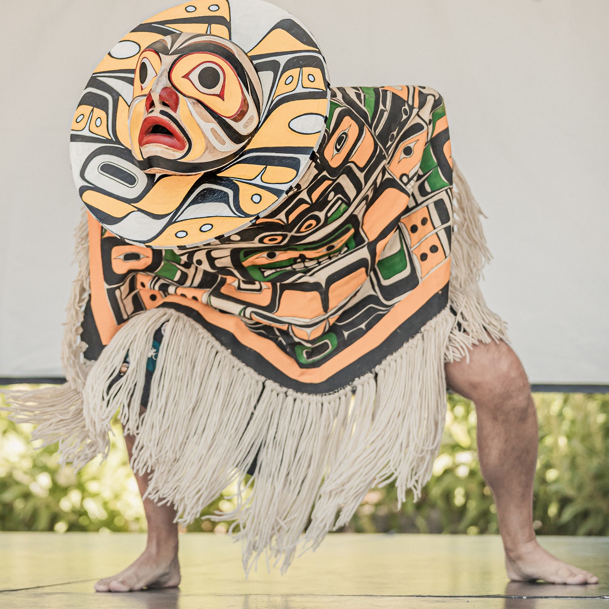 Kwakwaka’wak dancers at the Victoria Cultural Festival.